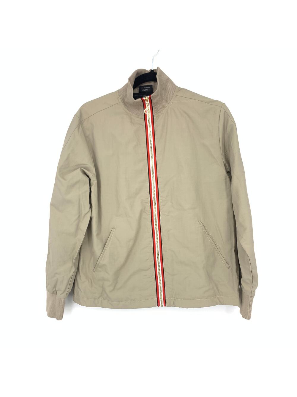 Publish Men's Size Small Zip Up Bomber Jacket My Last Mistake Tan NEW
